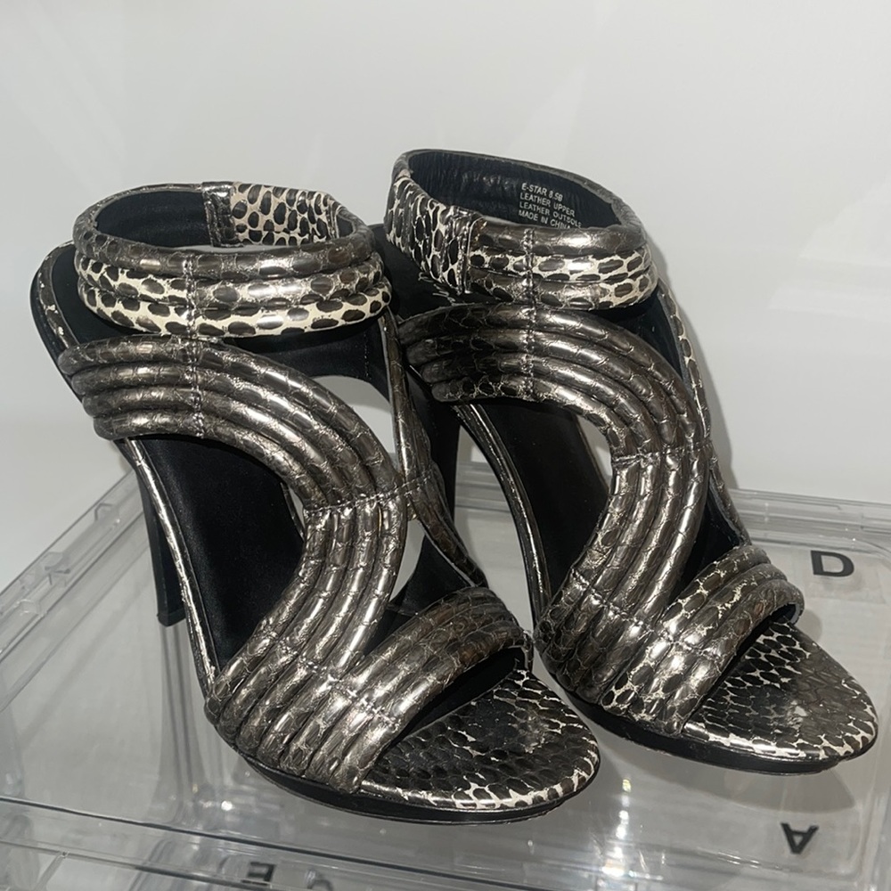 Elizabeth And James E-Star Python Heels - image 1